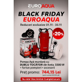 Pompa Apa Murdara(WC,fosa,hazna) cu DUBLU TOCATOR si PLUTITOR, din fonta EUROAQUA-3300W+40 metri furtun pompieri panzat Pompa Apa Murdara(WC,fosa,hazna) cu DUBLU TOCATOR si PLUTITOR, din fonta EUROAQUA-3300W+40 metri furtun pompieri panzat