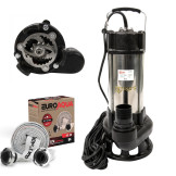 *PROMO*-Pompa submersibila cu dublu tocator pentru apa murdara, DDT, V1500T, 1500 W, Inox+ Furtun pompier, 40 metri, 2 toli