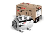 *PROMO*Vas expansiune Hidrofor 50 litri INOX, EUROAQUA, Rezervor tip butelie cu membrana inclusa,8 bar