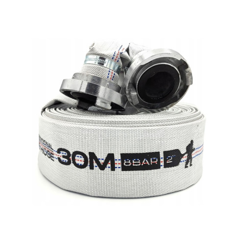 gospopro GPA00145 Furtun pompieri - PVC panzat - 2''-tip C - 30m-mufe incluse-IBO POLONIA