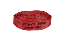 Furtun pompier 1.5" 20m 8bar fara capete ROSU