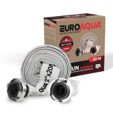 Furtun pompieri - PVC panzat - 2'' - ø 50mm - 20m + mufe cuplare-EUROAQUA Furtun pompieri - PVC panzat - 2'' - ø 50mm - 20m + mufe cuplare-EUROAQUA