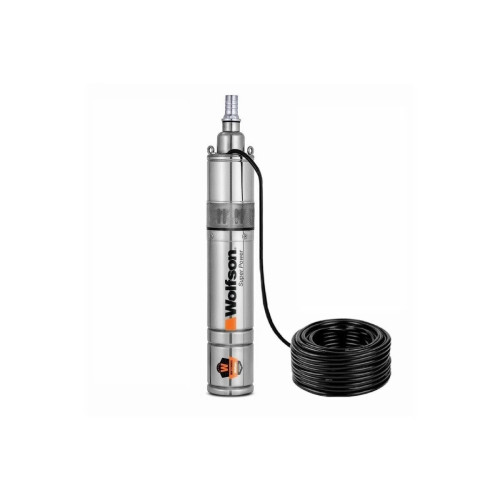 wolfson wfs1300 Pompa submersibila apa curata WOLFSON 1300W, cablu 15m, 3200L/h, 1 tol, inaltime max pompare 120m, diametru 100mm