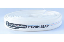 Furtun pompieri - PVC panzat - 1'' - ?¸ 25mm - 8 Bar - tip D - 20m